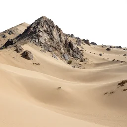 rocky sandy mountainous landscape. by kotakan