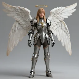 Concept art, angel knight girl, artstation trending, octane render, highly detailded