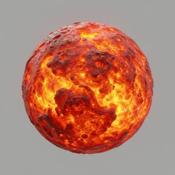 a sphere of molten core, melting sphere, glowing magma sphere, lava sphere, unreal engine, highly detailed, epic