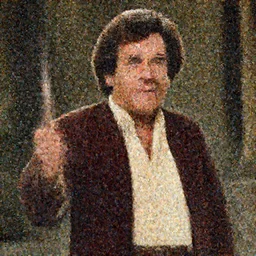 movie still of Danny DeVito as Luke Skywalker
