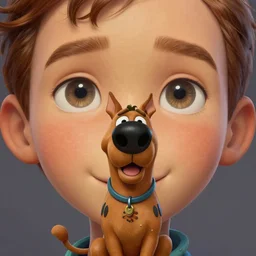 a highly detailed portait photo of freddy from scooby doo, digital art, pretty face, very beautiful face, very detailed eyes, 8 k resolution, digital painting, by james gurney wlop, greg rutkowski, full body