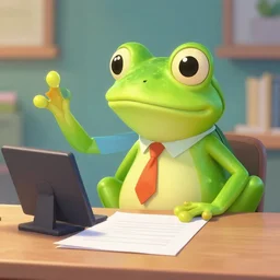 frog as salesman