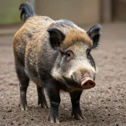 a chicken - boar - hybrid, animal photography