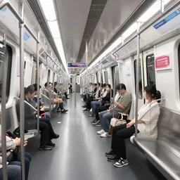 rer b subway atmosphere