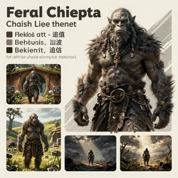 feral orc chieftain charector concept sheet, beksinski, ruan jia, the hobbit orc concept, dark soul concept