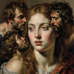 masterpiece Philistine stymie, masterpiece by Edgar Maxence and Caravaggio and Michael Whelan and Caravaggio artistic, intricate drawing, light brazen, realistic fantasy, extremely detailed and beautiful aesthetic European woman face, establishing shot, 8k resolution, dramatic lighting