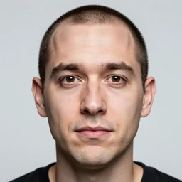 trollface as a real person, high quality, studio lighting, sigma 8 5 mm, close up photo