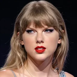 extreme frowning, taylor swift