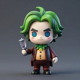 plastic toy cute figurine of beetlejuice, blender, unreal engine, concept art, octane render, highly detailed, smooth, sharp focus
