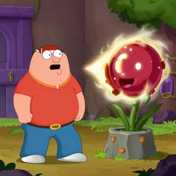 joe swanson from family guy shoots flowey from undertale