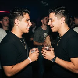 two Mexicans not getting into a night club in Berlin