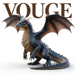 A dragonborn on a Vouge magazine