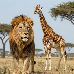 a fusion of a lion and a giraffe, hyperdetailed, artstation, cgsociety, 8 k