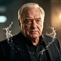 george soros in gears of war, splash art, movie still, cinematic lighting, detailed face, dramatic, octane render, long lens, shallow depth of field, bokeh, anamorphic lens flare, 8 k, hyper detailed, 3 5 mm film grain