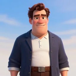 jean reno as a pixar disney character from up ( 2 0 0 9 ), unreal engine, octane render, 3 d render, photorealistic