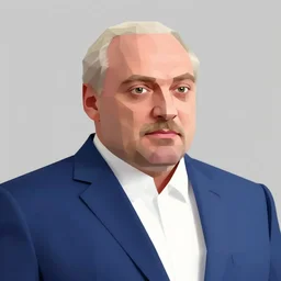 Low-poly Alexander Lukashenko