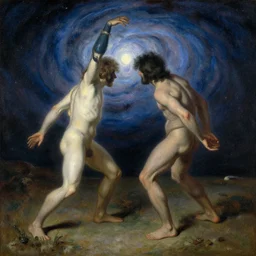 cosmic bender, painting by gaston bussiere, craig mullins, j. c. leyendecker