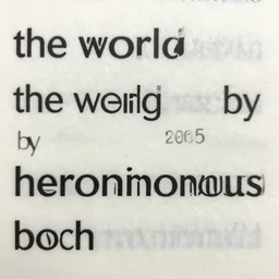 “ the world ending by heronomous boch ”
