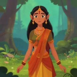 an indian fairy, style render game life is strange true colors square enix, trending on artstation, painted by greg rutkowski