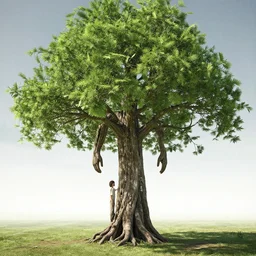 humanoid tree that is a person