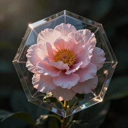 a beautiful flower, dodecahedron