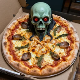 creepy pizza