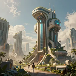 a world where stability. ai can generate unrestricted imagery, solarpunk, trending on artstation, 4 k, 8 k