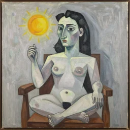 a painting by Picasso in 1907, titled Good Morning