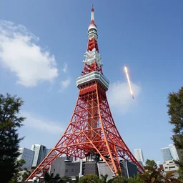 tokyo tower collapsed by missile