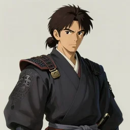 portrait of samurai warrior, artstation, elegant, highly detailed, digital painting, concept art, smooth, sharp focus, illustration, art by studio ghibli, fujita goro, atey ghailan, tom whalen, jean giraud 8 k