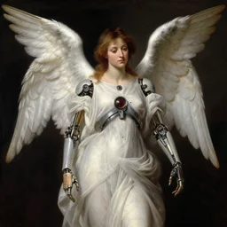 a cyborg angel by dante gabriel rossetti