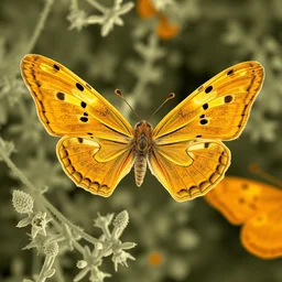 butterflies in the electron microscope