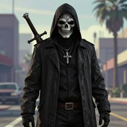 grim reaper as a GTA character