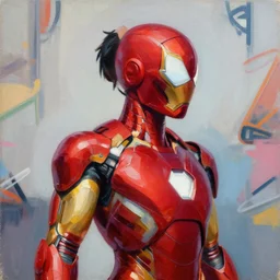 greg manchess portrait painting of a dark female iron spiderman as overwatch character, medium shot, asymmetrical, profile picture, organic painting, sunny day, matte painting, bold shapes, hard edges, street art, trending on artstation, by huang guangjian, gil elvgren, ruan jia, greg rutkowski, gaston bussiere