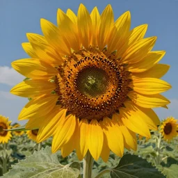 hyper realistic painting of sunflower by wayne barlowe, beksinski, hr giger, austin osman spare, bussiere