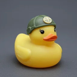idf soldier rubber duck toy