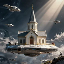 amish church on a spaceship, the expanse, firefly, sci - fi