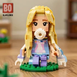 madison beer as a lego!!!!!!! toy!!!, fantasy, dslr photo