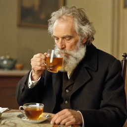 rudolph steiner drinking tea
