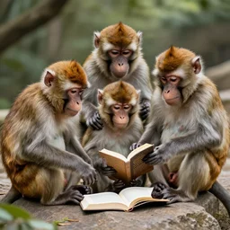 1 0, 0 0 0 monkeys successfully writing shakespeare, photorealistic