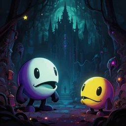 lovecraftian eldritch horror pacman 4 k digital painting trending on artstation