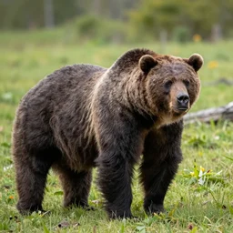 a gorilla bear!!! hybrid! hyper realistic!! realistic lighting!! wildlife photographer of the year!!! bold natural colors, national geographic, hd, wide angle, 8 k