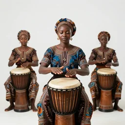 west african women's dancing to the drums