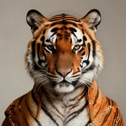 portrait of tiger queen, intricate, sharp focus, octane render, realistic, detailed, beautiful, unreal engine, symmetrical!!, loreal, maybelline, sephora, loreal, artstation, art by artgerm, rossdraws, art by karol bak, makeup by pat mcgrath, cinematic, concept art, filmic, vsco