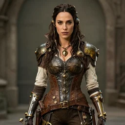 extremely detailed steampunk gal gadot, lilia alvarado