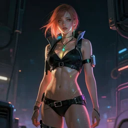 cyberpunk aphrodite by wlop