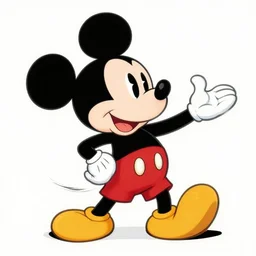 mickey mousing hitting a lick