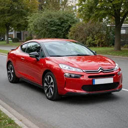 a citroen coupe from the year 2 0 1 8
