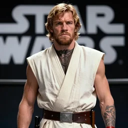 conor mcgregor as luke skywalker from star wars, by george lucas, movie poster, breath taking, high detail, 8 k, incredible