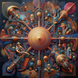 that funky vibe, by ernie barnes, jesper ejsing, michael hutter, don maitz, tim white and craola : : highly intricate, sophisticated and complex digital painting, concept art, hyperrealism, cinema 4 d, 8 k resolution, 6 4 megapixels, cgsociety, zbrush central, behance hd, hypermaximalist, a masterpiece, parallax, geometric